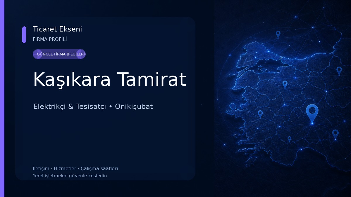 Kaşıkara Tamirat Elektrikçi & Tesisatçı