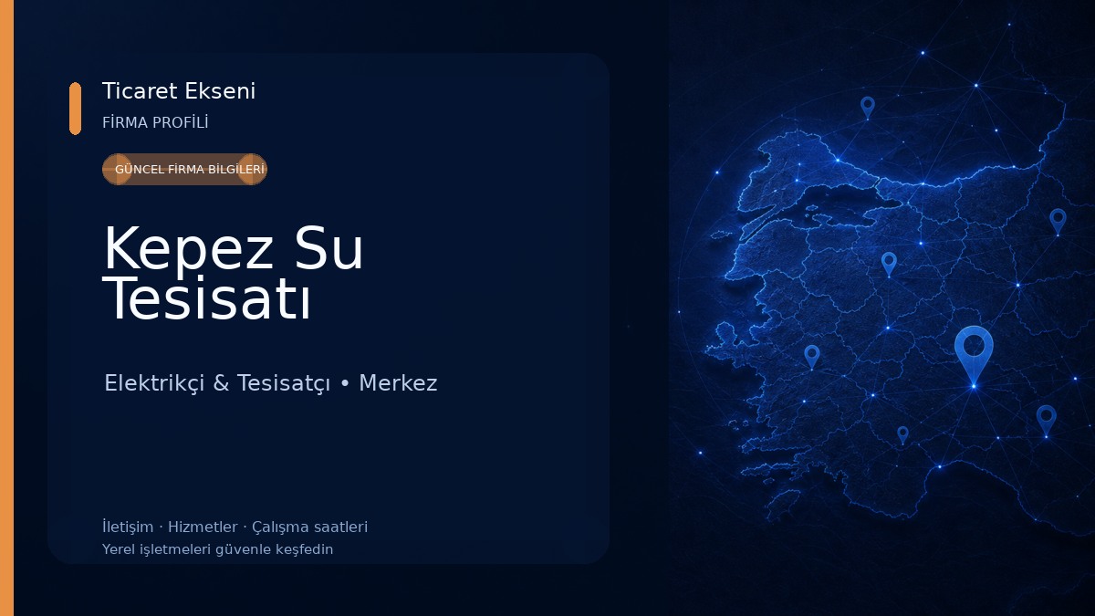 Kepez Su Tesisatı Elektrikçi & Tesisatçı
