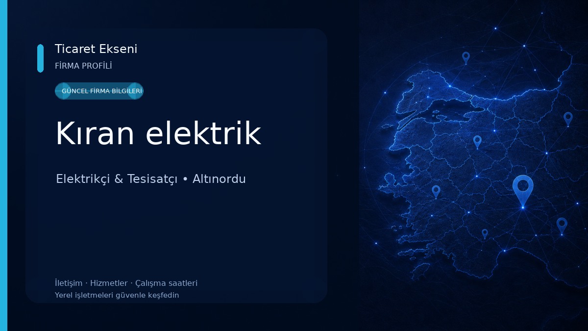 Kıran elektrik Elektrikçi & Tesisatçı