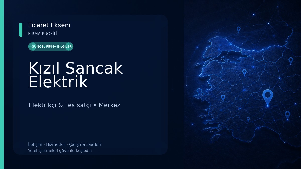 Kızıl Sancak Elektrik Elektrikçi & Tesisatçı