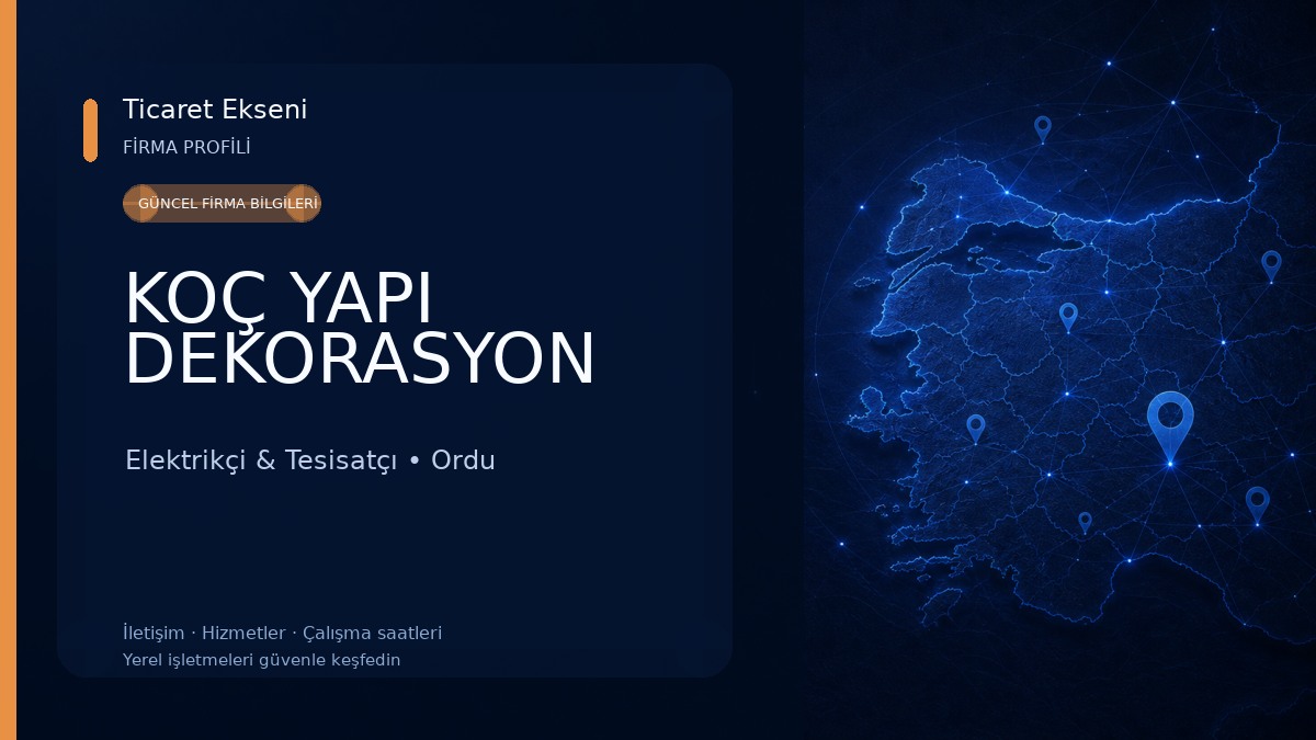 KOÇ YAPI DEKORASYON Elektrikçi & Tesisatçı