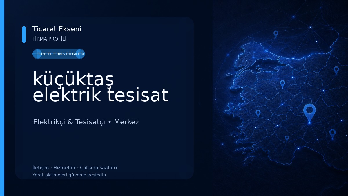 küçüktaş elektrik tesisat Elektrikçi & Tesisatçı