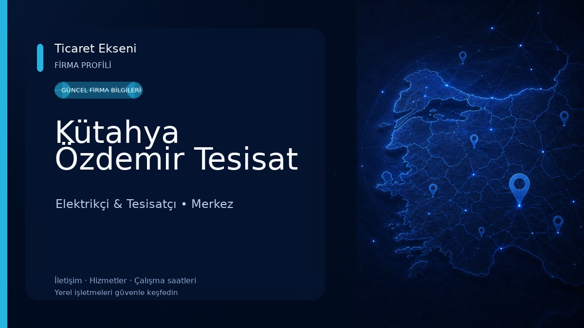 Kütahya Özdemir Tesisat