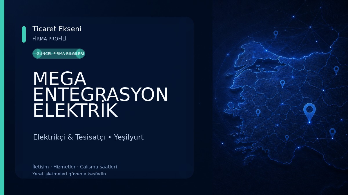 MEGA ENTEGRASYON ELEKTRİK Elektrikçi & Tesisatçı
