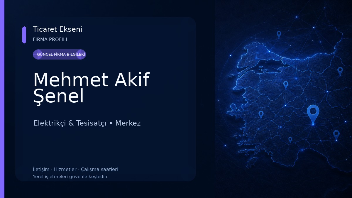 Mehmet Akif Şenel