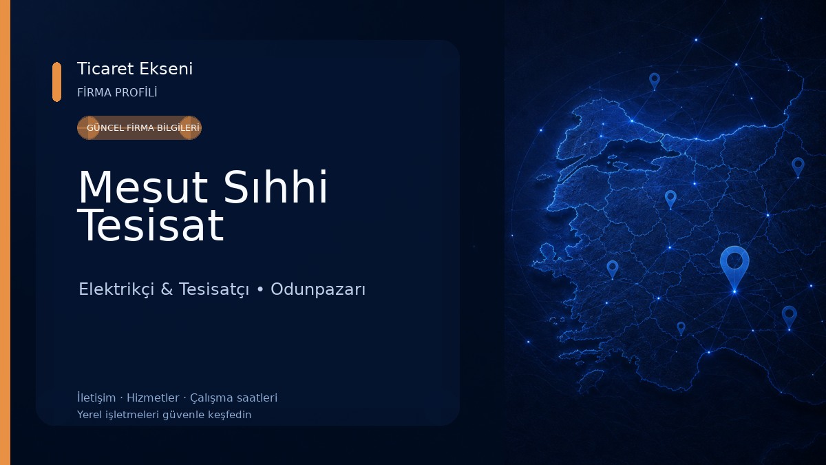 Mesut Sıhhi Tesisat Elektrikçi & Tesisatçı