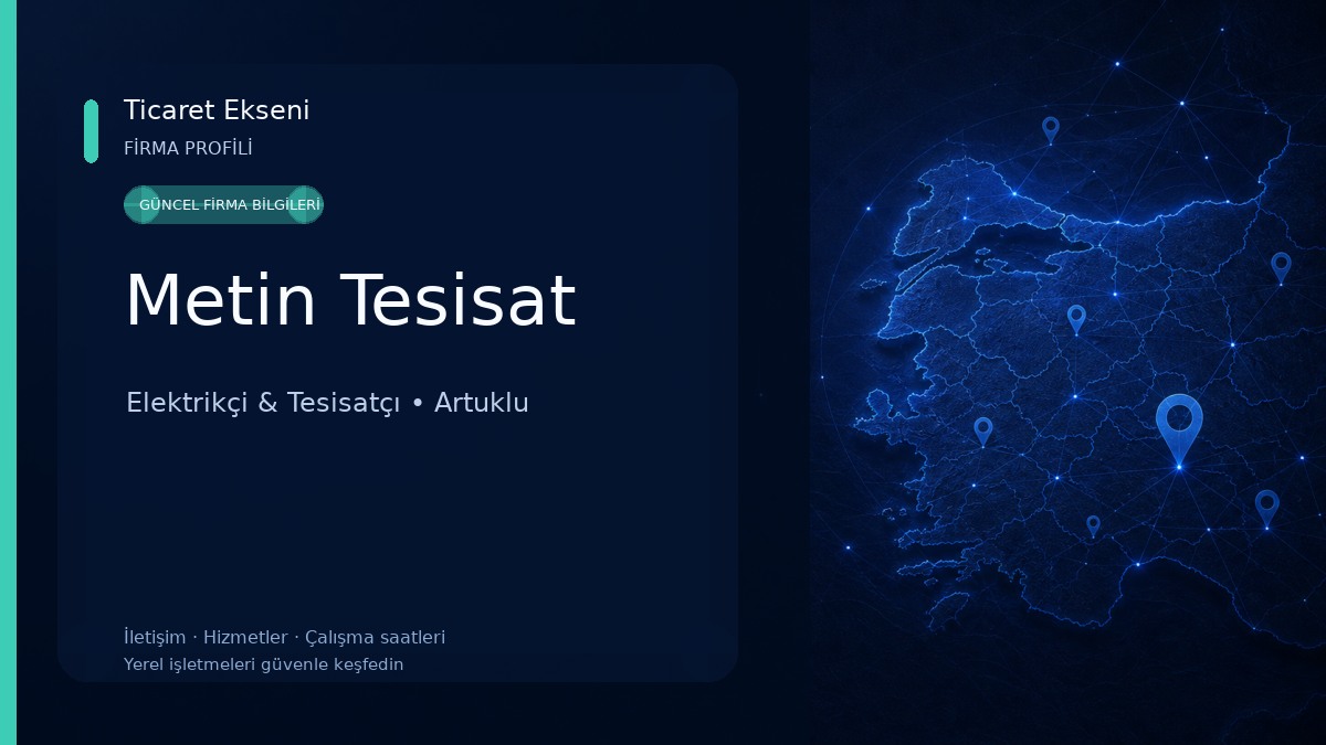 Metin Tesisat Elektrikçi & Tesisatçı