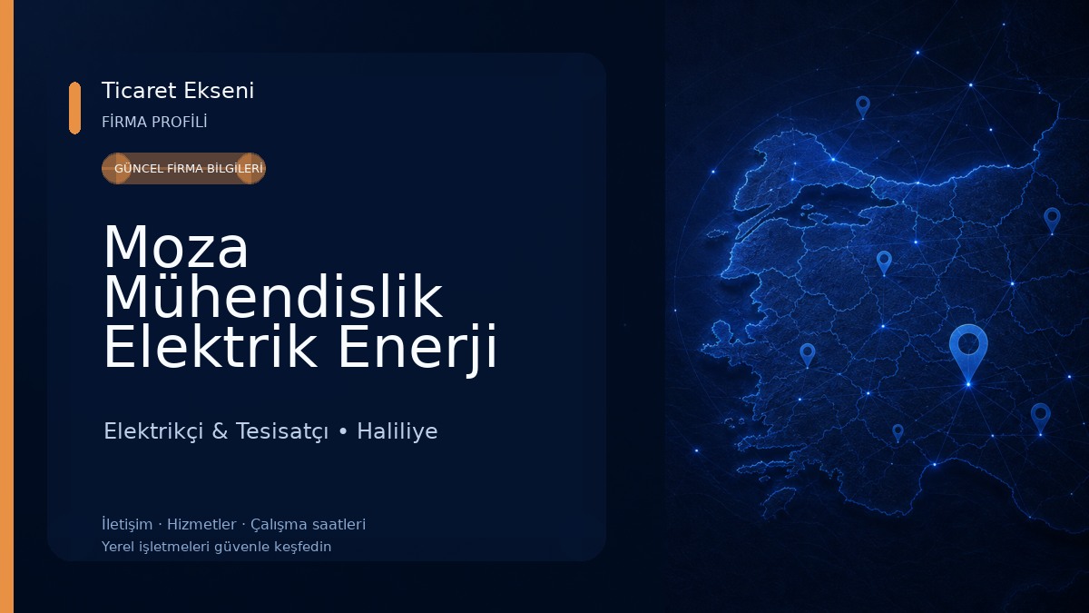 Moza Mühendislik Elektrik Enerji Proje Ltd. Şti. Elektrikçi & Tesisatçı