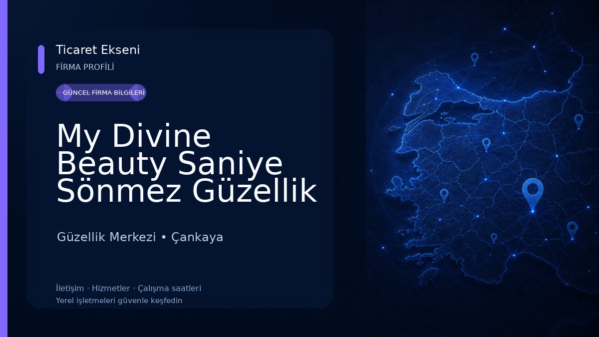 My Divine Beauty Saniye Sönmez Güzellik Merkezi Çayyolu | Lazer Epilasyon - Nailart - Cilt Bakımı - Bölgesel Zayıflama Güzellik Merkezi