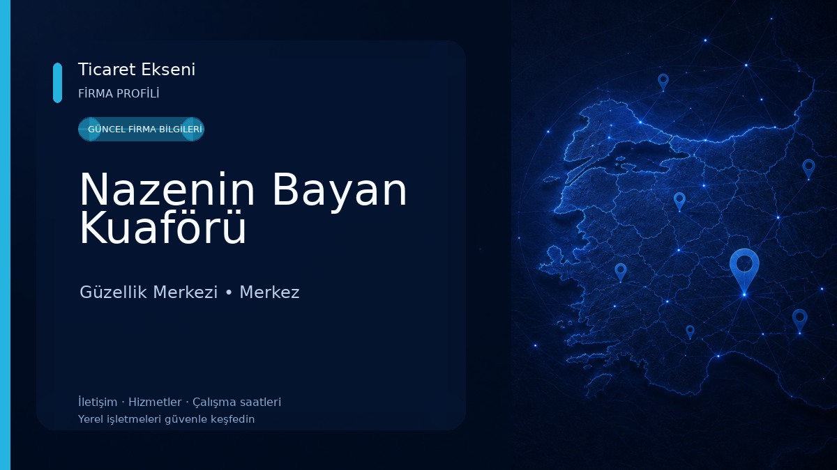 Nazenin Bayan Kuaförü Güzellik Merkezi