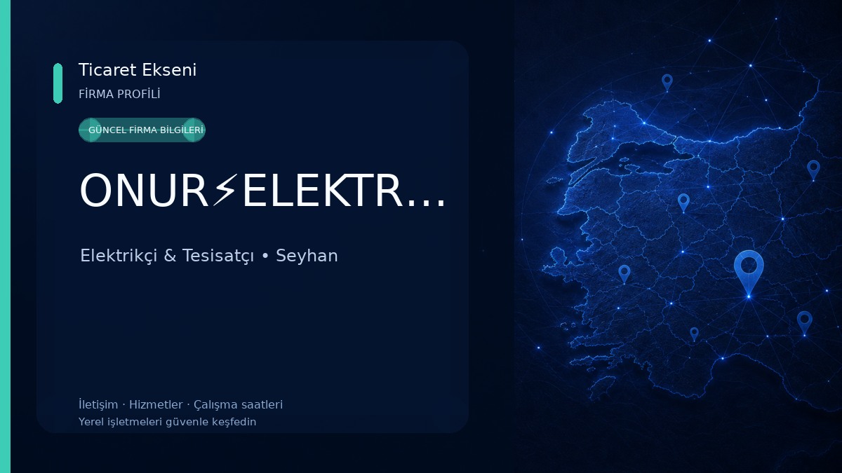 ONUR⚡️ELEKTRİK Elektrikçi & Tesisatçı