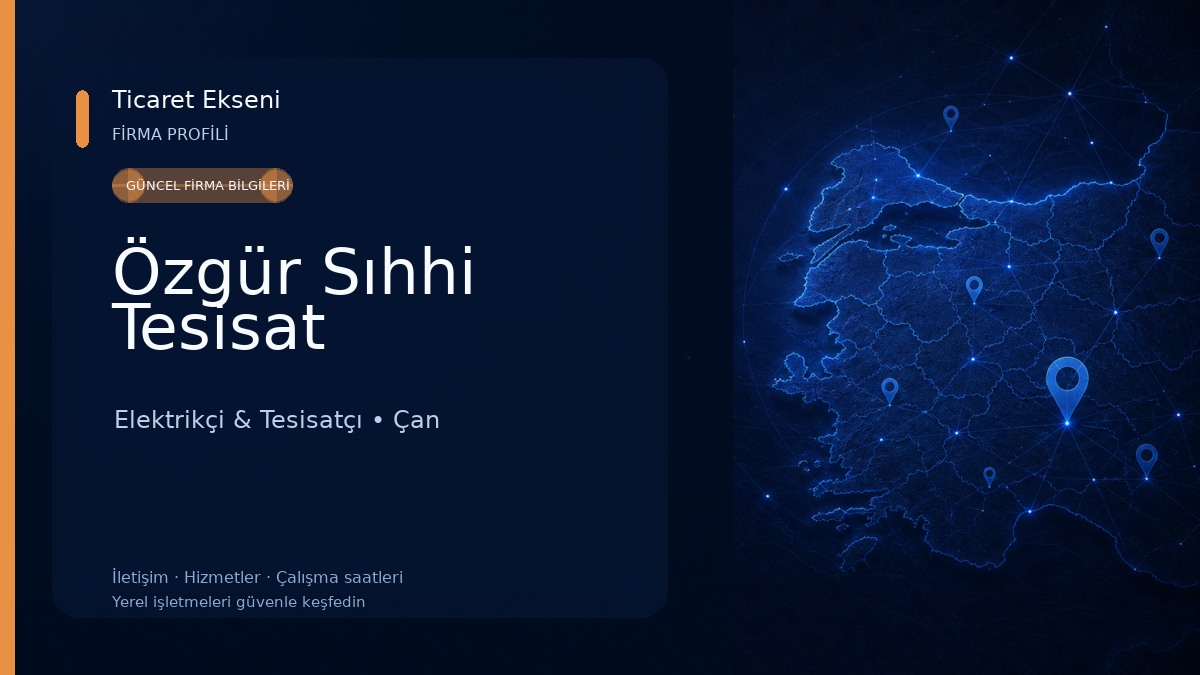 Özgür Sıhhi Tesisat Elektrikçi & Tesisatçı