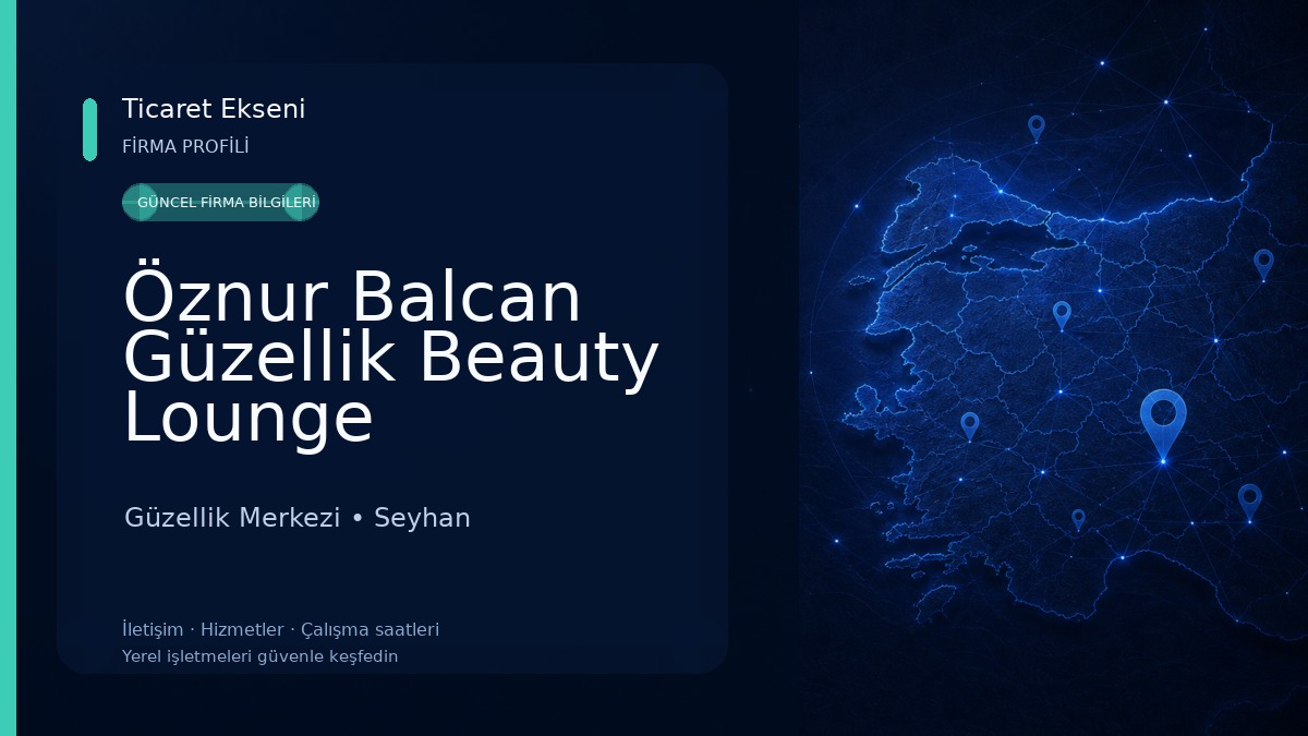 Öznur Balcan Güzellik Beauty Lounge Güzellik Merkezi