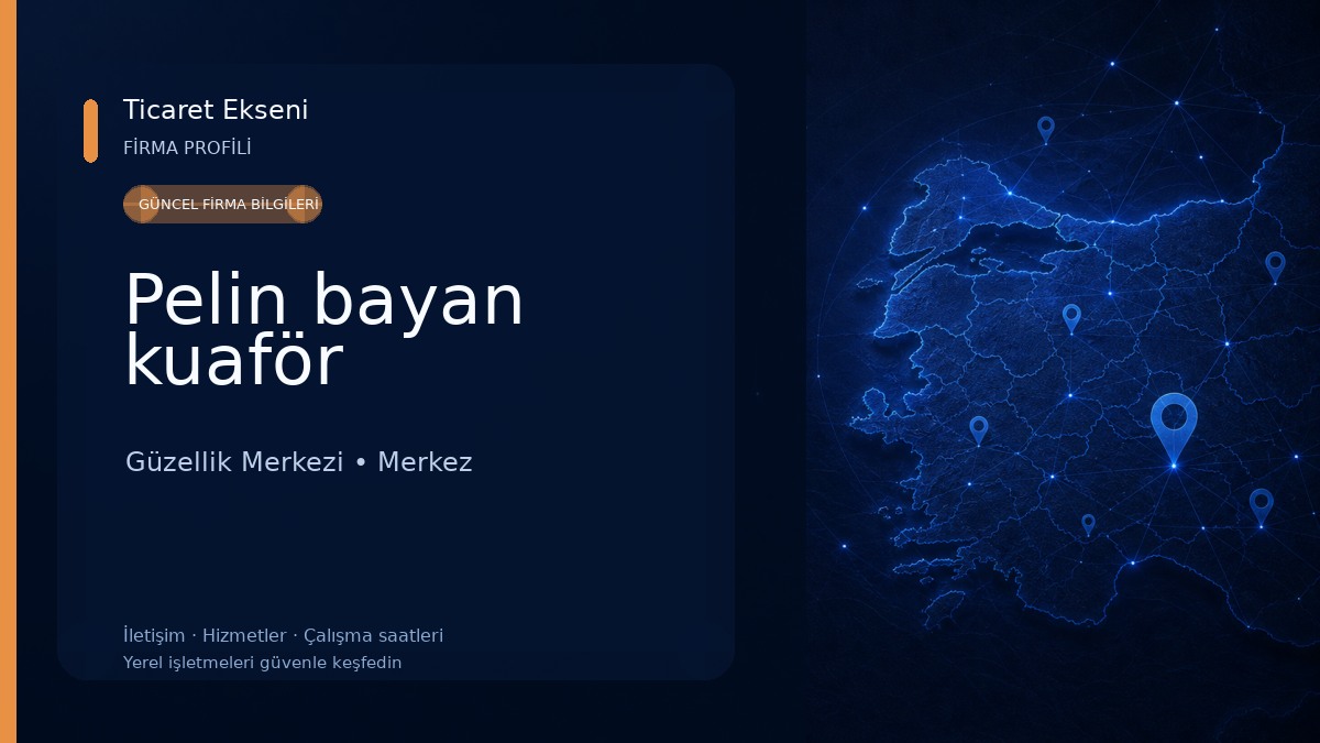 Pelin bayan kuaför Güzellik Merkezi
