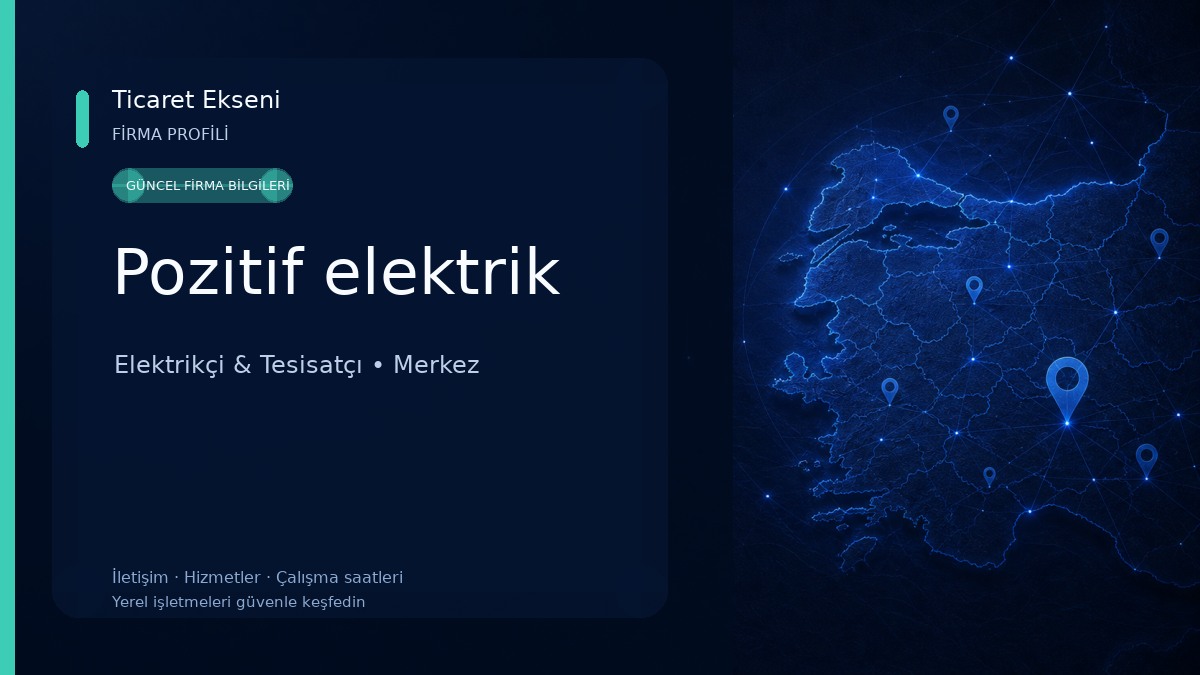 Pozitif elektrik 