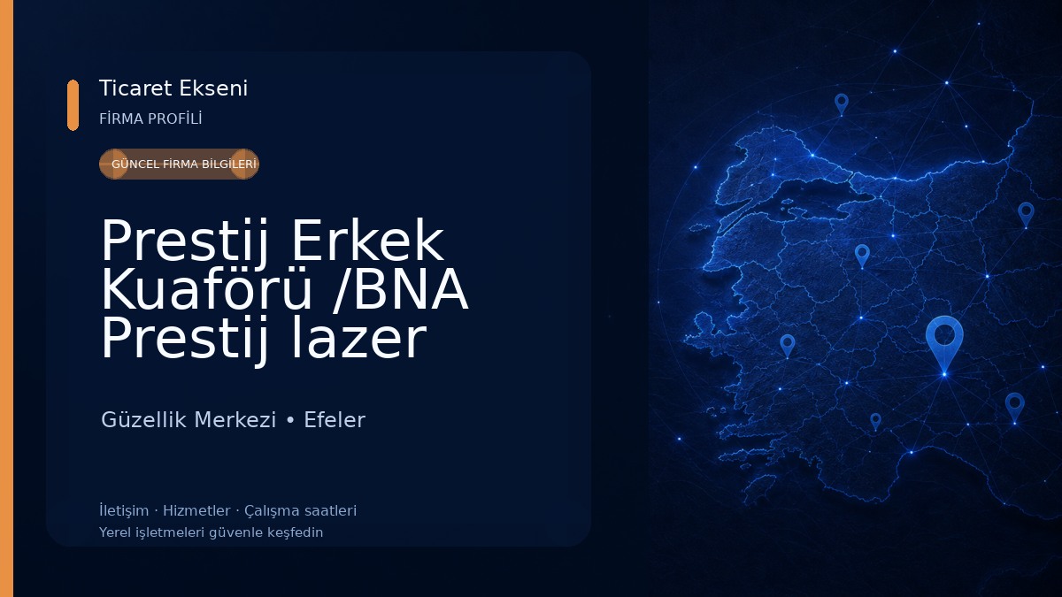 Prestij Erkek Kuaförü /BNA Prestij lazer epilasyon Güzellik Merkezi
