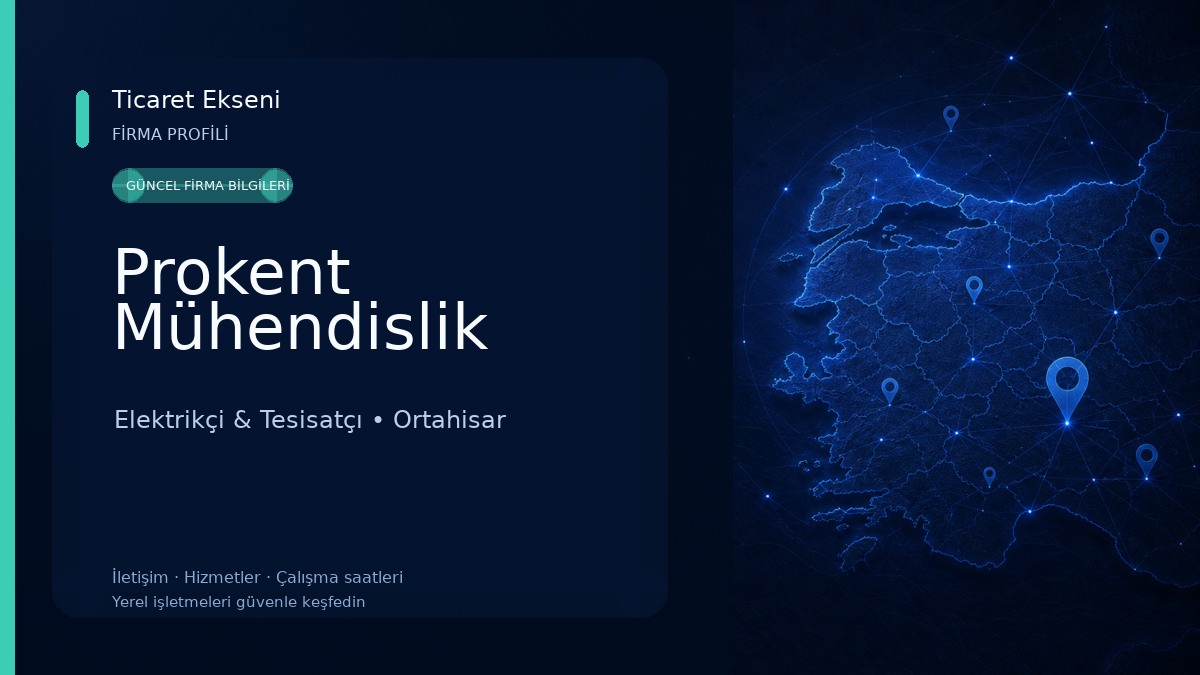 Prokent Mühendislik Elektrikçi & Tesisatçı