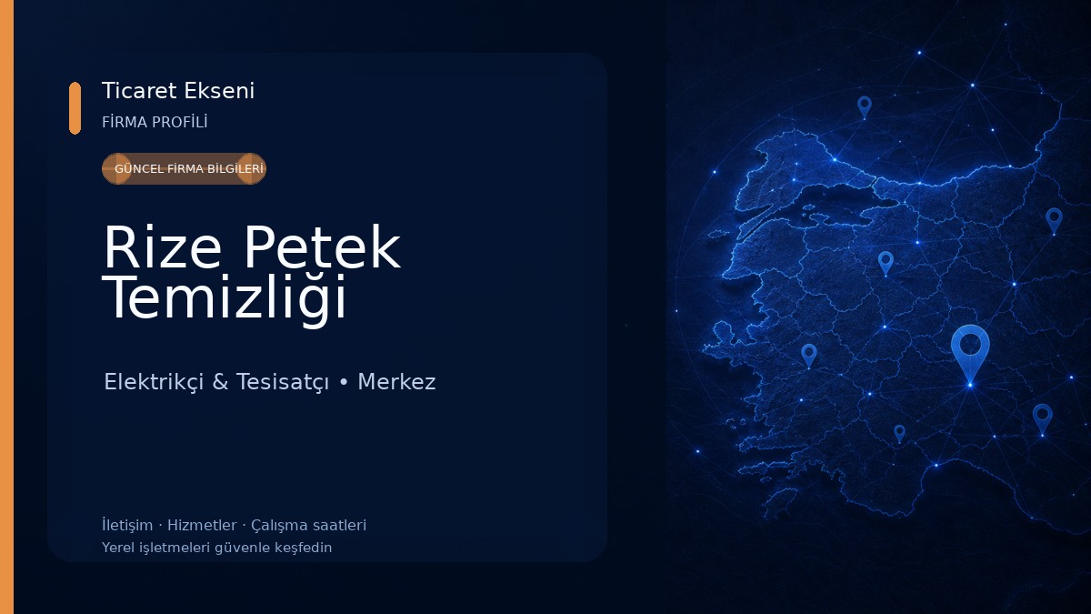 Rize Petek Temizliği Elektrikçi & Tesisatçı