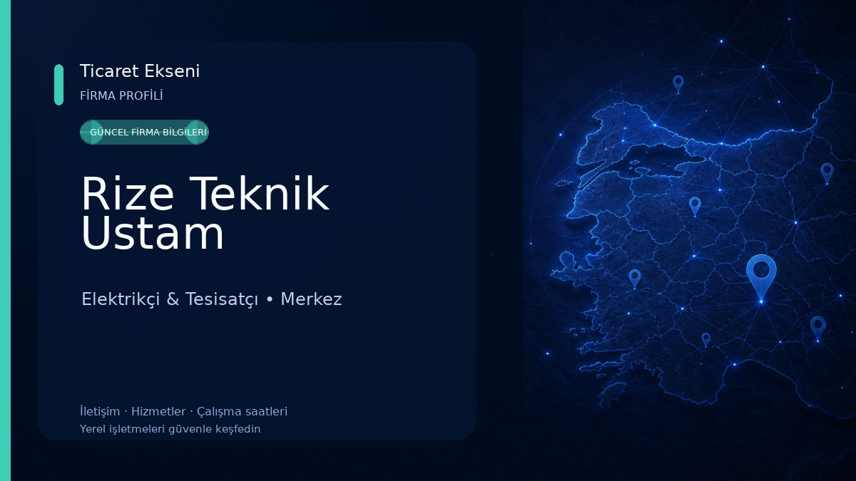 Rize Teknik Ustam 