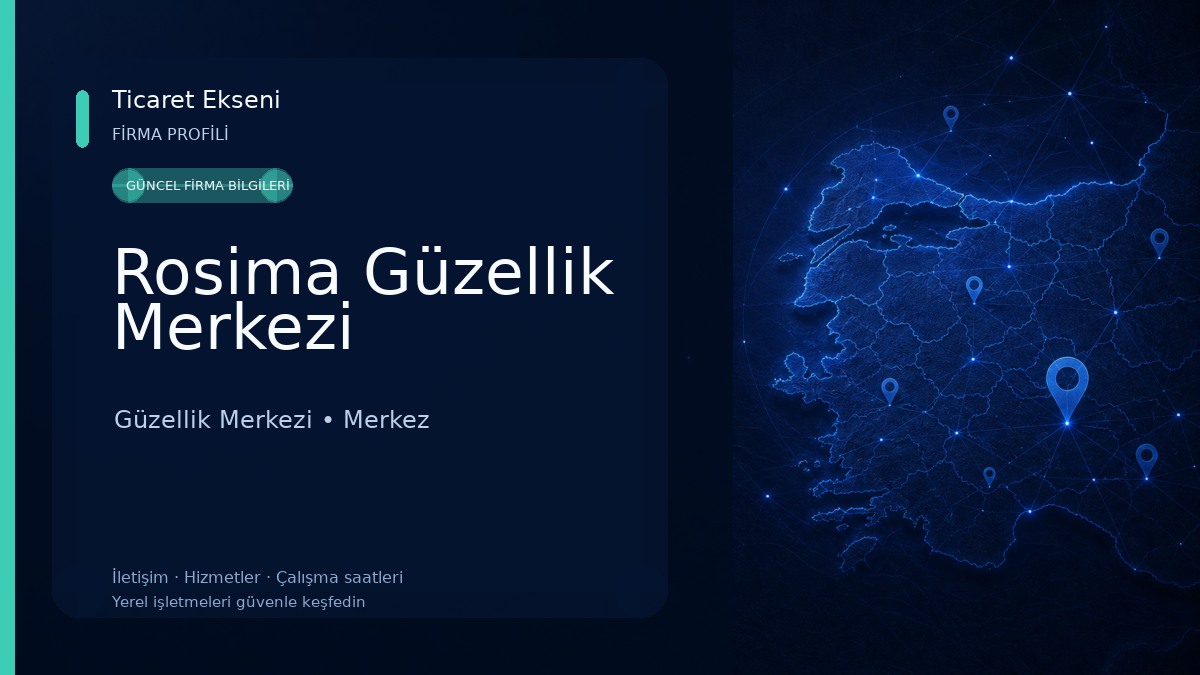 Rosima Güzellik Merkezi Güzellik Merkezi