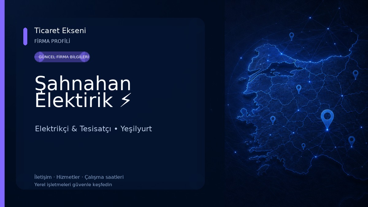 Şahnahan Elektirik ⚡️