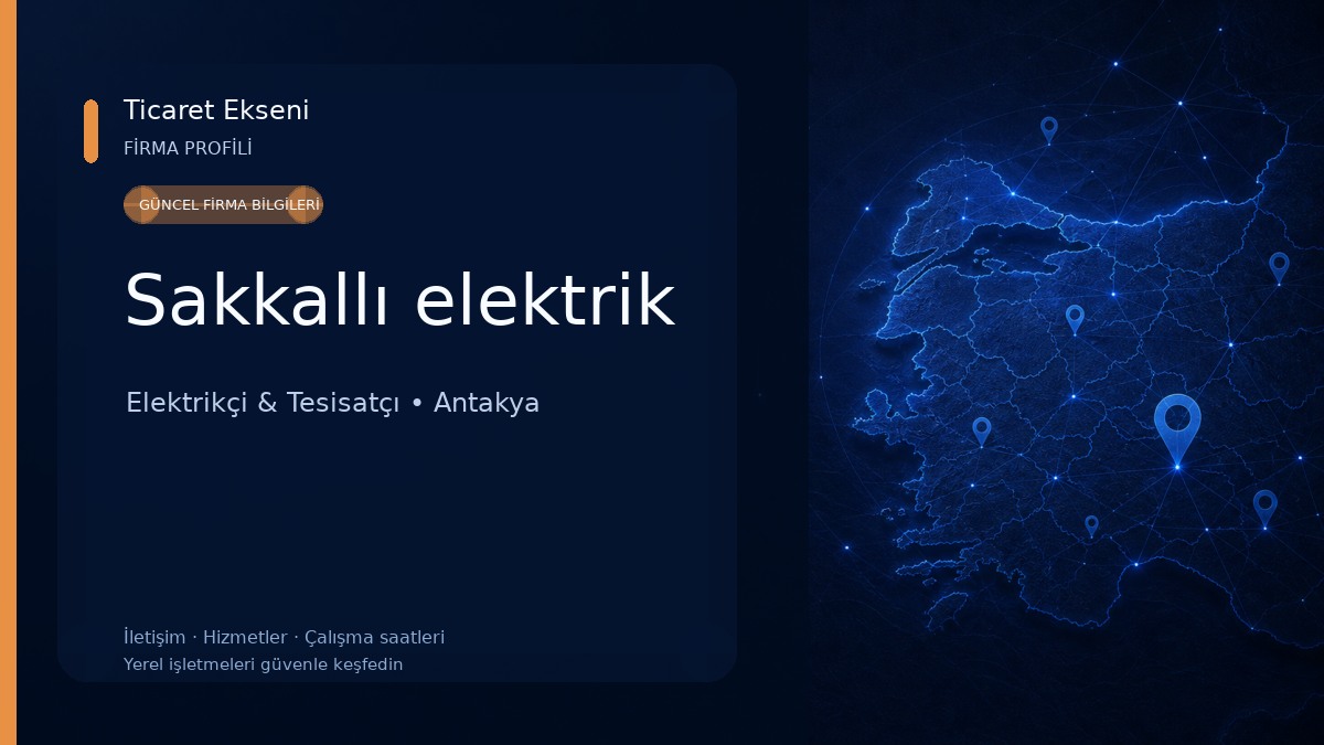 Sakkallı elektrik Elektrikçi & Tesisatçı