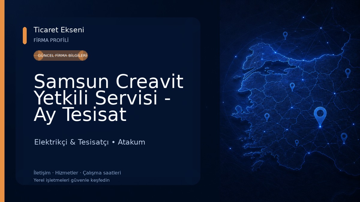 Samsun Creavit Yetkili Servisi - Ay Tesisat 