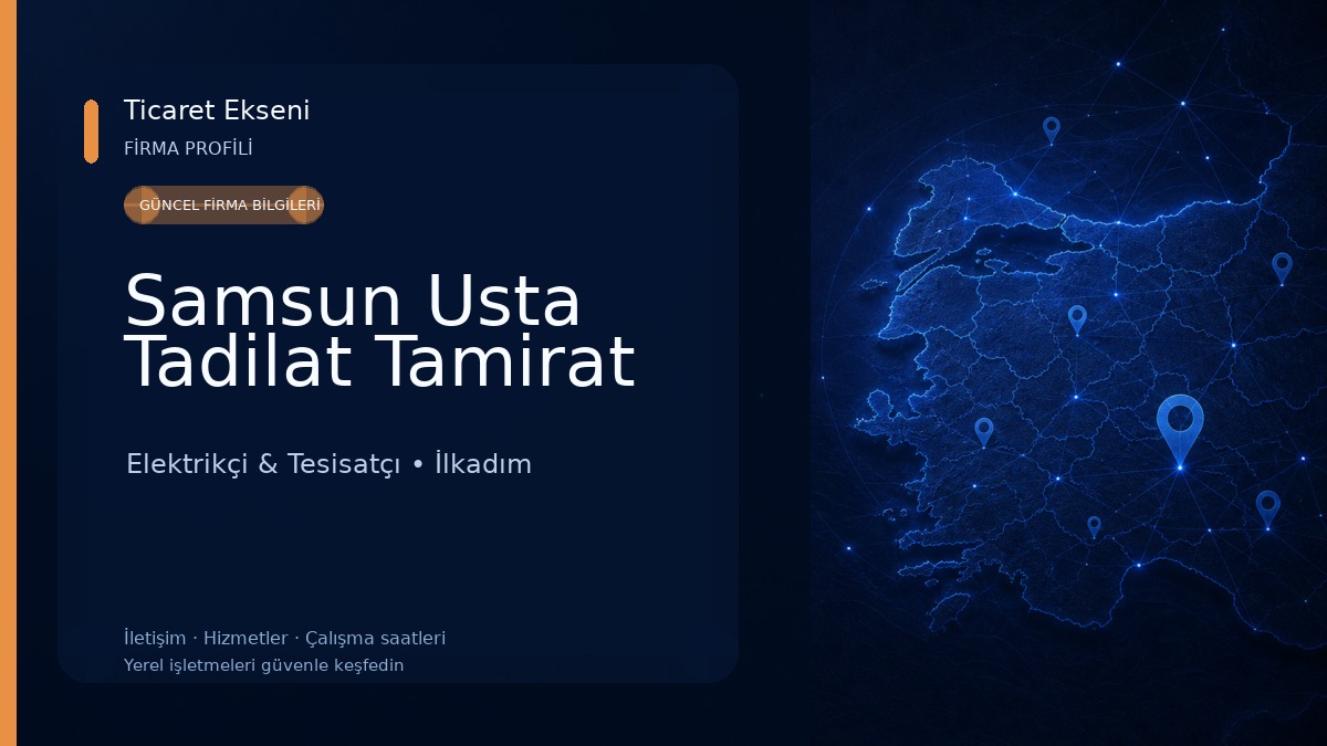 Samsun Usta Tadilat Tamirat