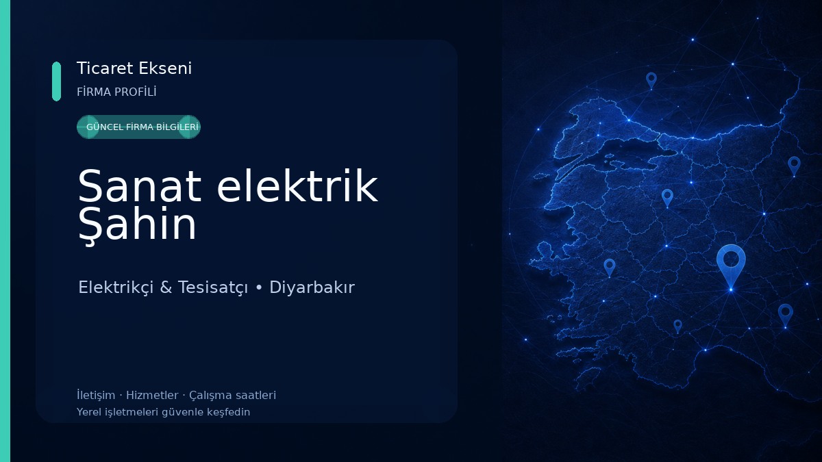 Sanat elektrik Şahin Elektrikçi & Tesisatçı
