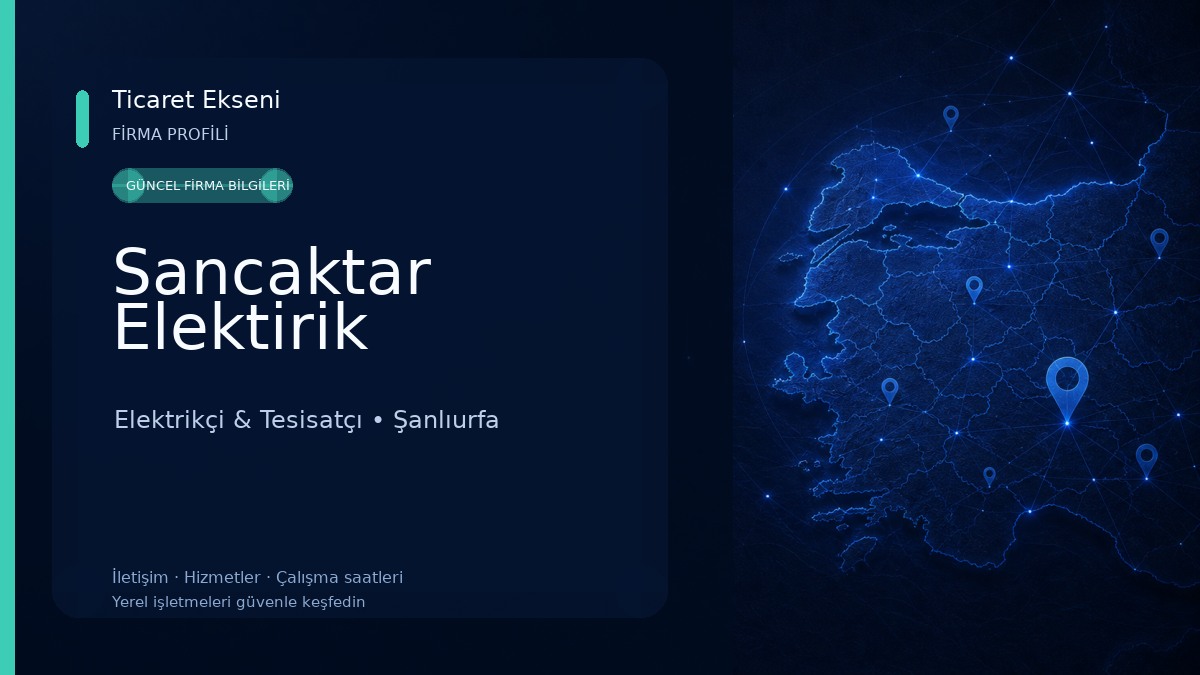 Sancaktar Elektirik Elektrikçi & Tesisatçı