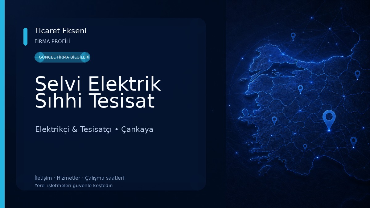 Selvi Elektrik Sıhhi Tesisat Elektrikçi & Tesisatçı