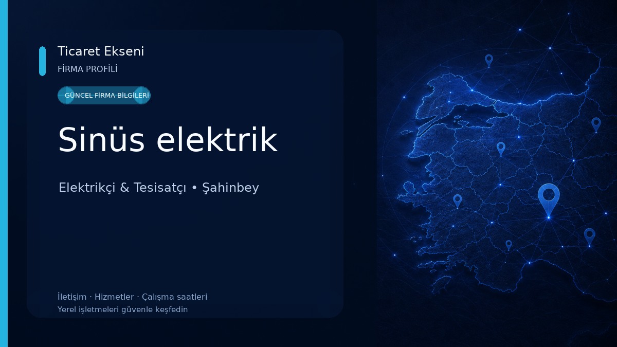 Sinüs elektrik Elektrikçi & Tesisatçı