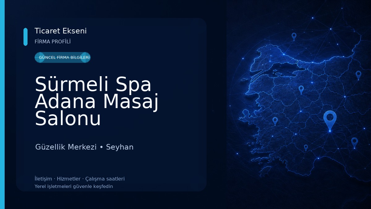 Sürmeli Spa Adana Masaj Salonu Güzellik Merkezi