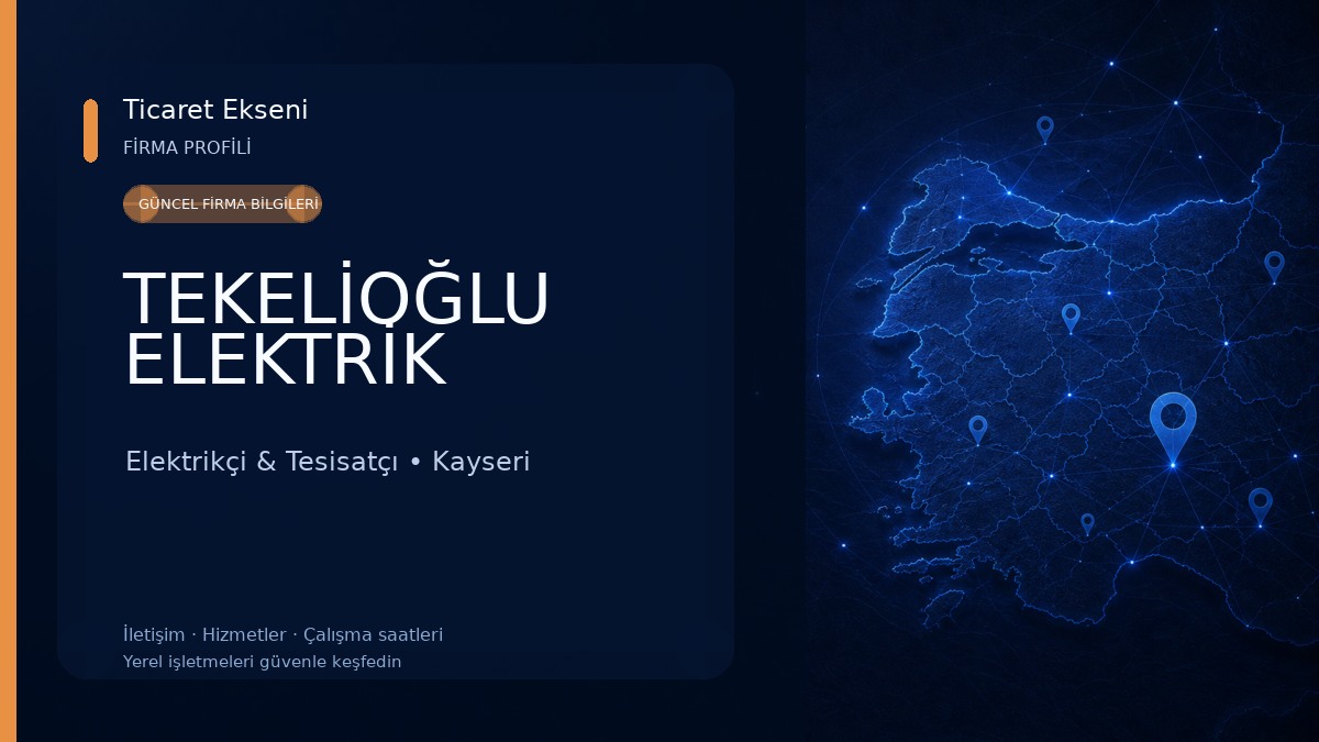 TEKELİOĞLU ELEKTRİK