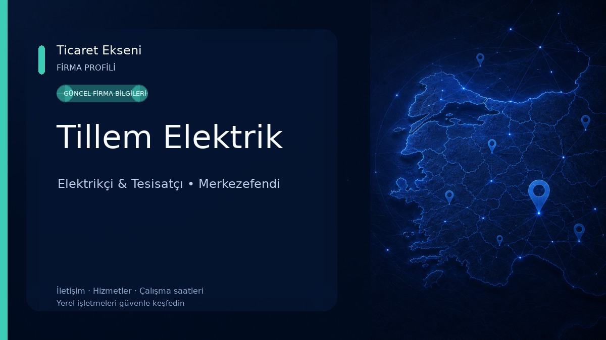 Tillem Elektrik Elektrikçi & Tesisatçı