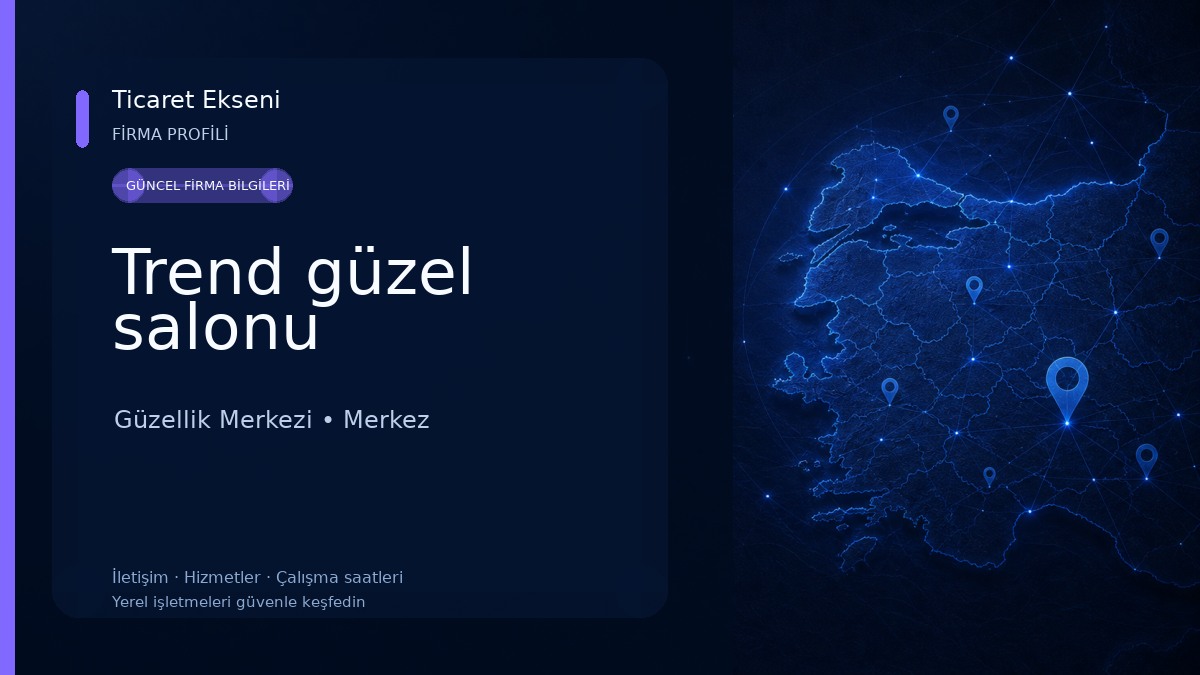 Trend güzel salonu 