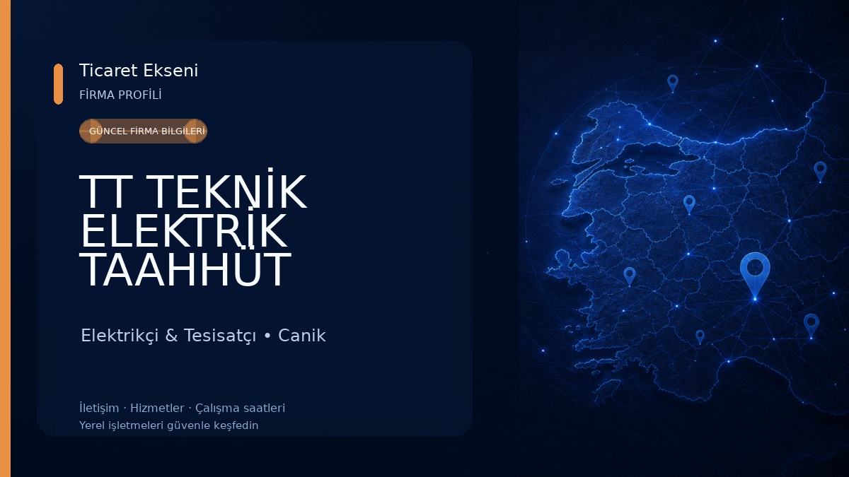 TT TEKNİK ELEKTRİK TAAHHÜT Elektrikçi & Tesisatçı