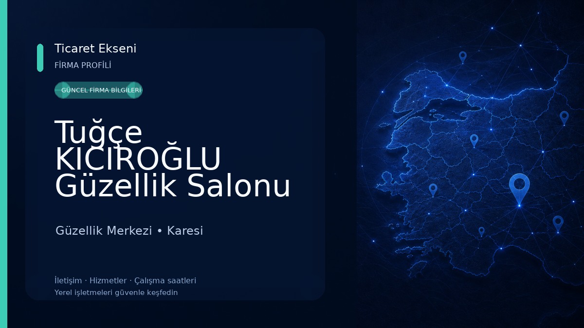 Tuğçe KICIROĞLU Güzellik Salonu Güzellik Merkezi