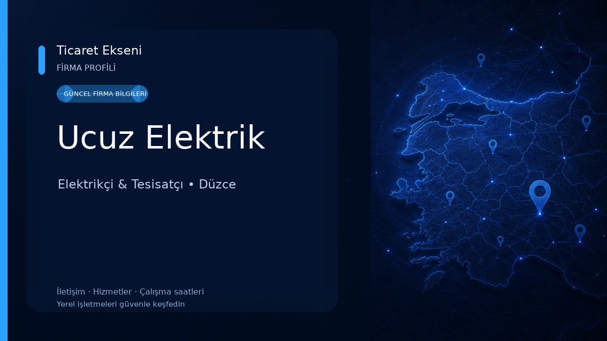Ucuz Elektrik Elektrikçi & Tesisatçı
