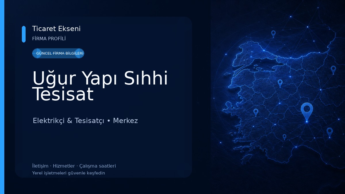 Uğur Yapı Sıhhi Tesisat