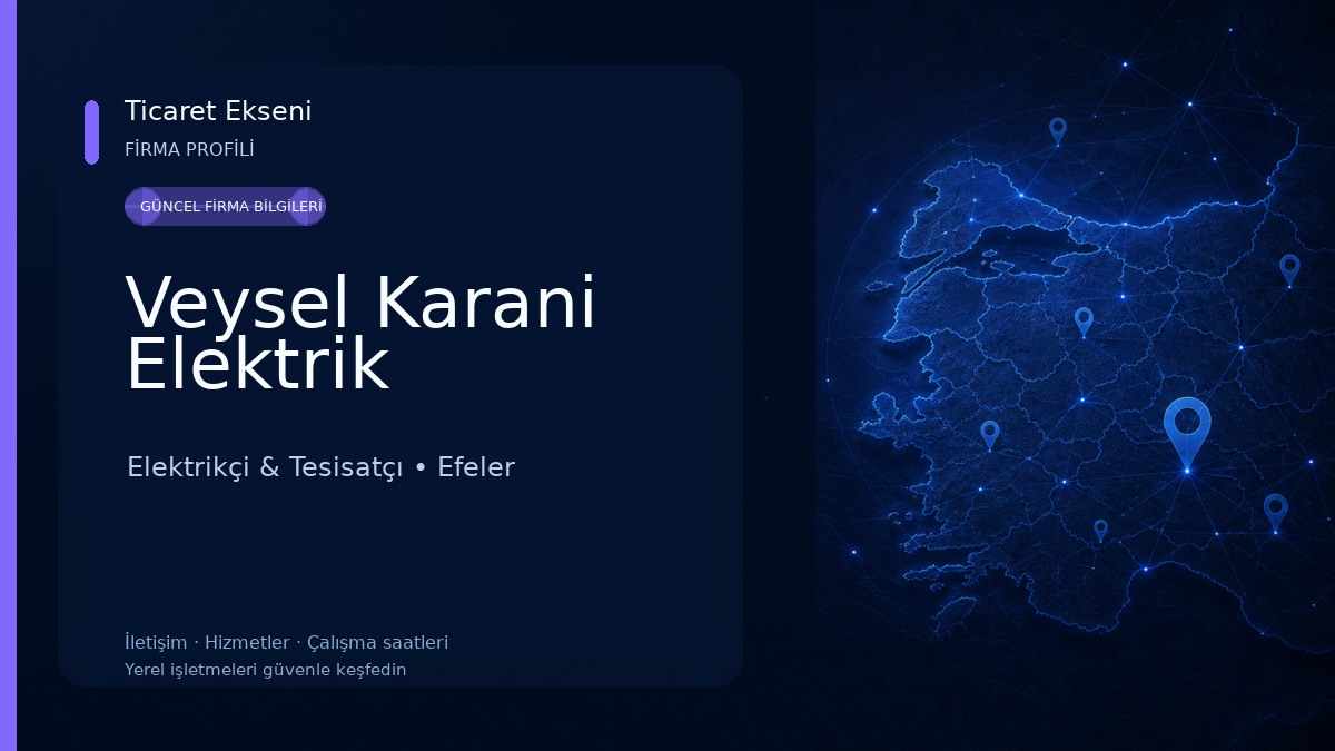 Veysel Karani Elektrik Elektrikçi & Tesisatçı