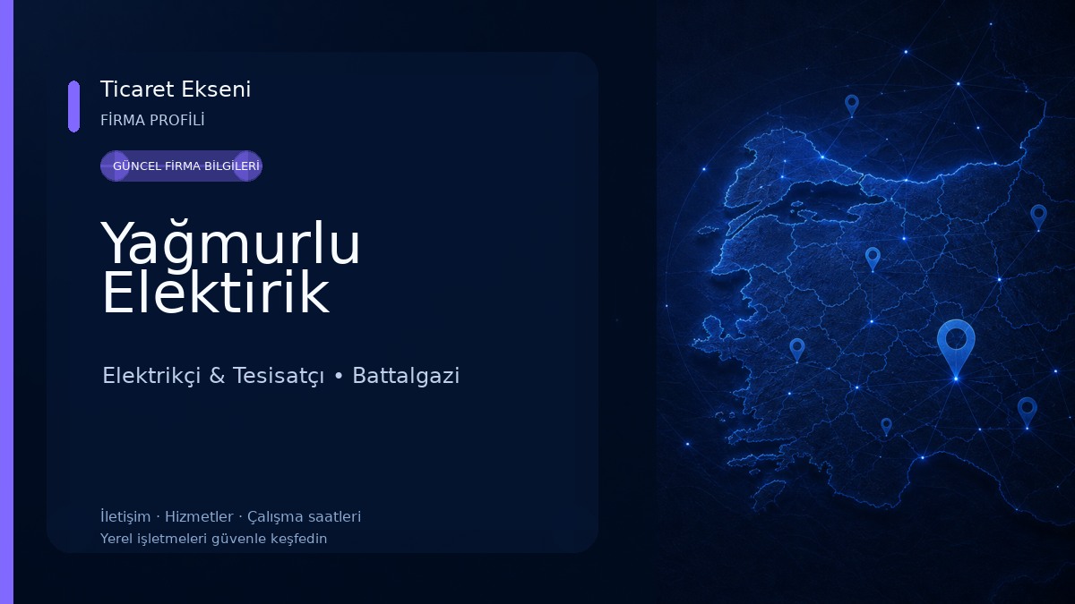 Yağmurlu Elektirik Elektrikçi & Tesisatçı