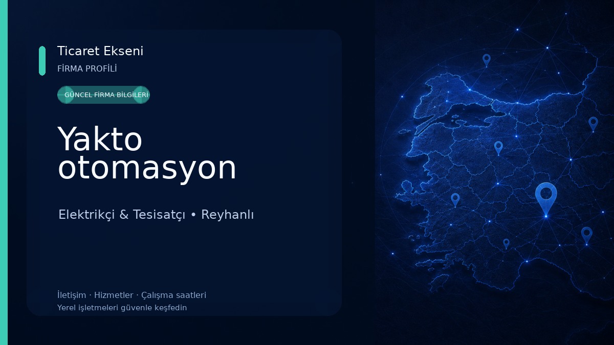 Yakto otomasyon Elektrikçi & Tesisatçı