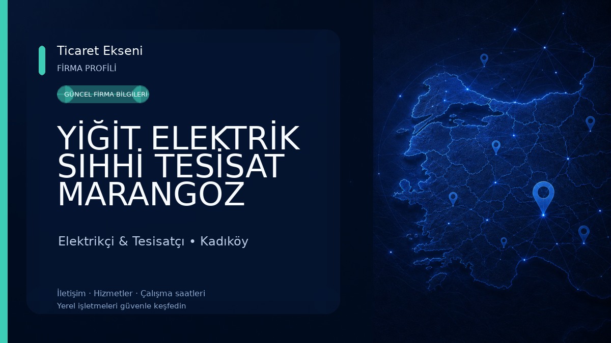 YİĞİT ELEKTRİK SIHHİ TESİSAT MARANGOZ TADİLAT Elektrikçi & Tesisatçı