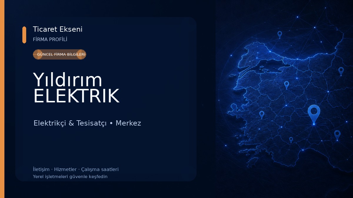Yıldırım ELEKTRIK Elektrikçi & Tesisatçı