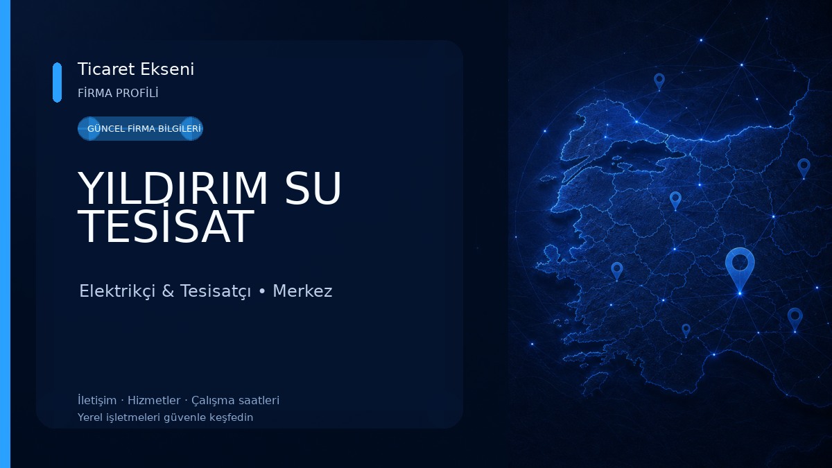 YILDIRIM SU TESİSAT 