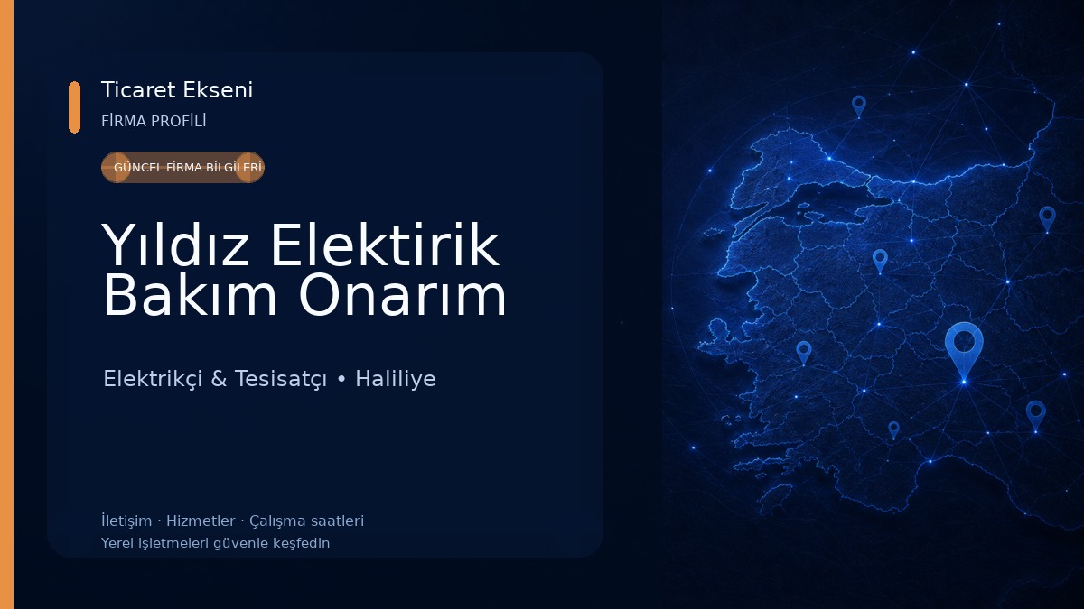 Yıldız Elektirik Bakım Onarım Elektrikçi & Tesisatçı
