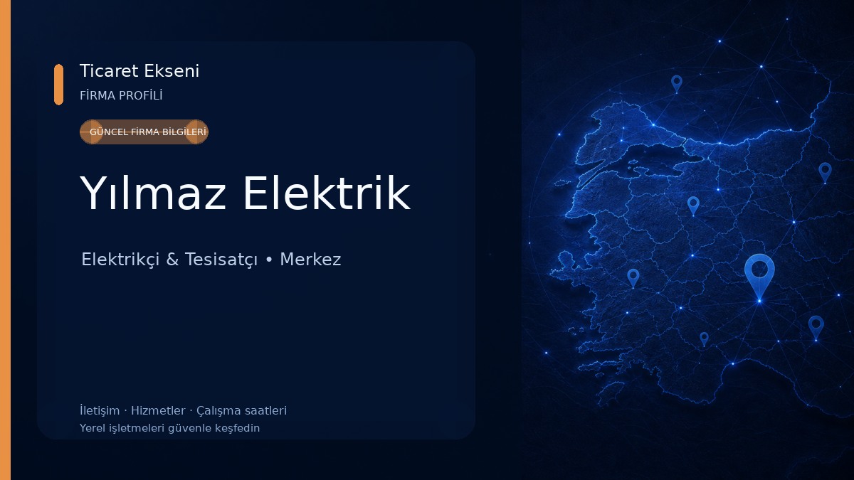 Yılmaz Elektrik Elektrikçi & Tesisatçı