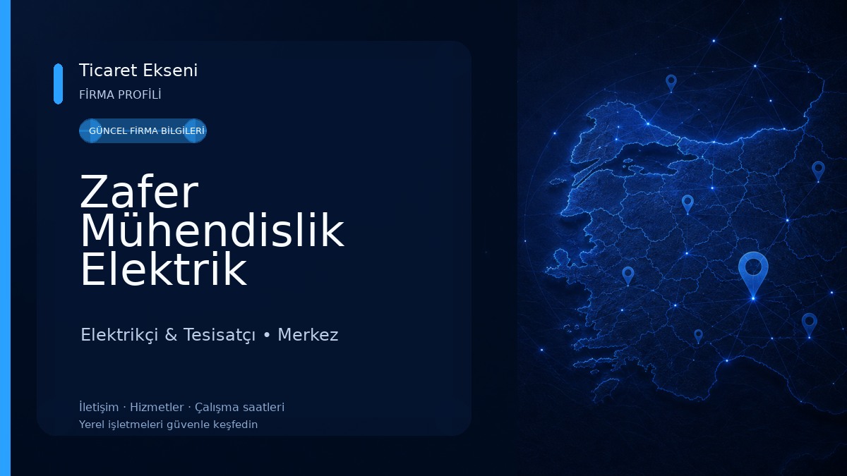 Zafer Mühendislik Elektrik Elektrikçi & Tesisatçı